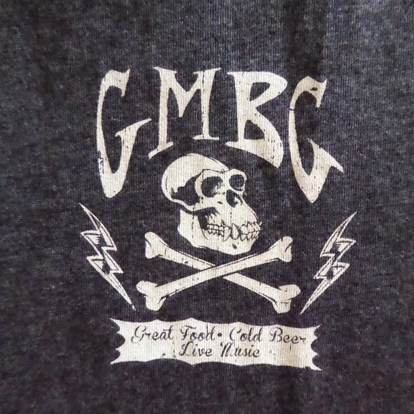 GAS MONKEY GARAGE BRAND GAS MONKEY BAR & GRILL MENS GRAY T-SHIRT (SIZE XL) NEW - Picture 4 of 5